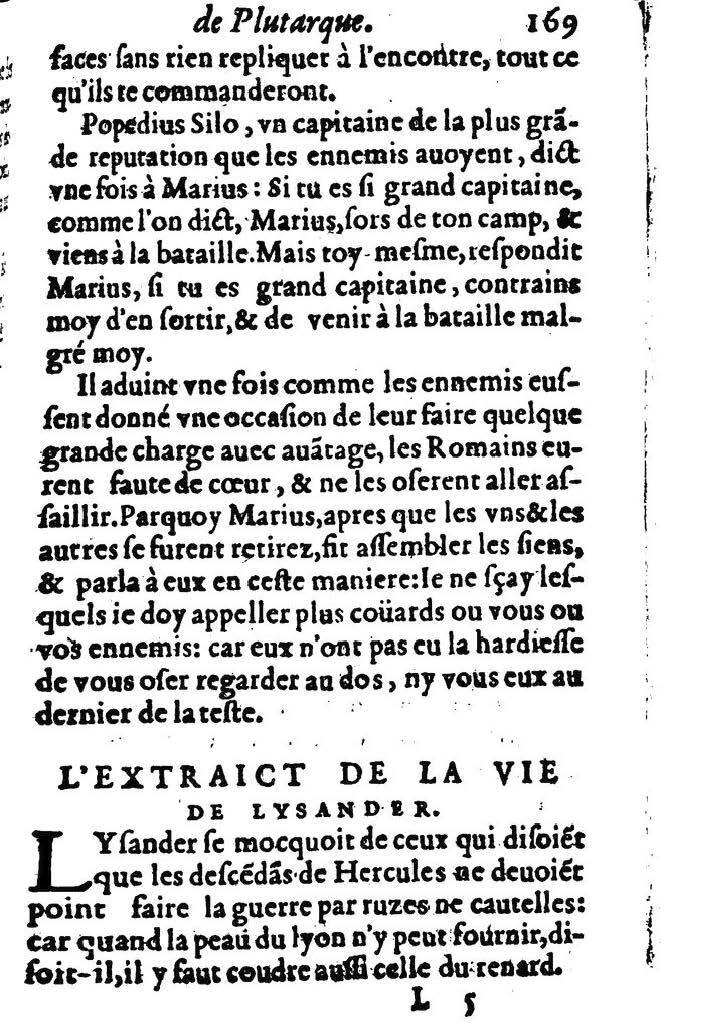 1611 - Pierre Rigaud - Trésor des vies de Plutarque - BM Lyon