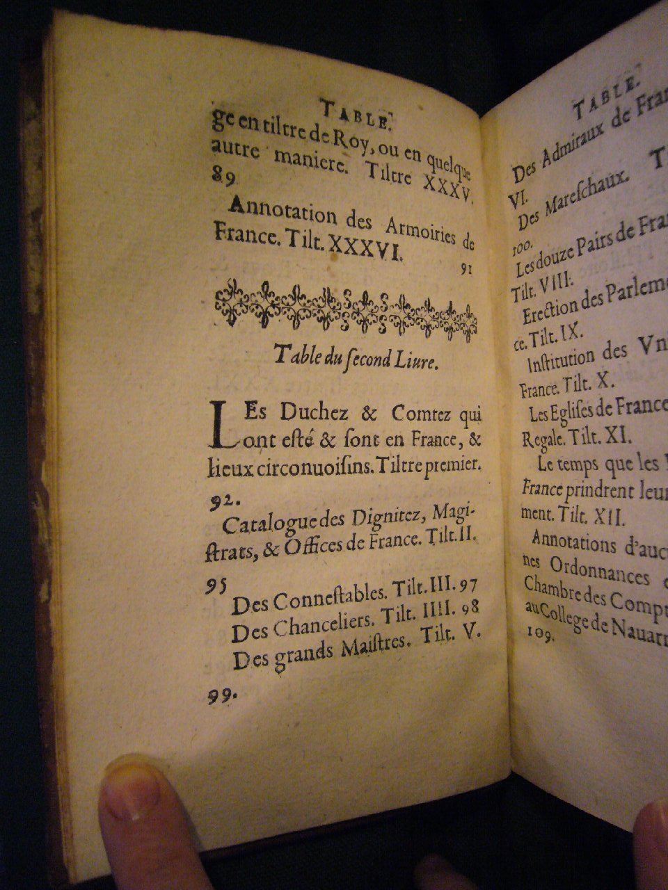 1630 - Jean Corrozet - Trésor des histoires de France - BnF