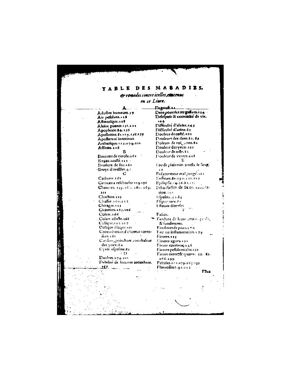 1555 - Balthazar Arnoullet - Trésor d’Évonyme Philiatre - BnF