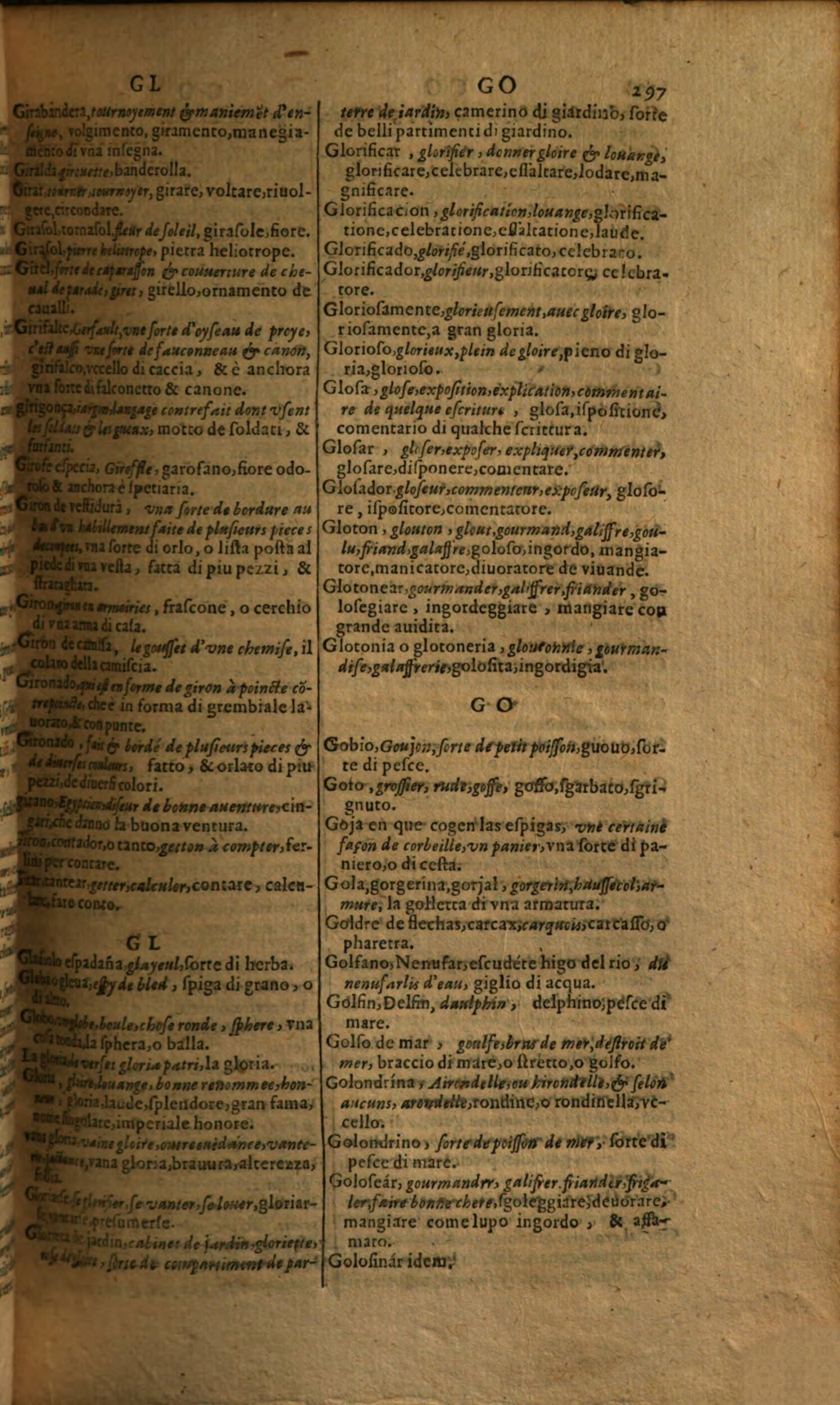 1617 - Samuel Crespin - Trésor des trois langues espagnole, française et italienne (Première partie) - Regensburg