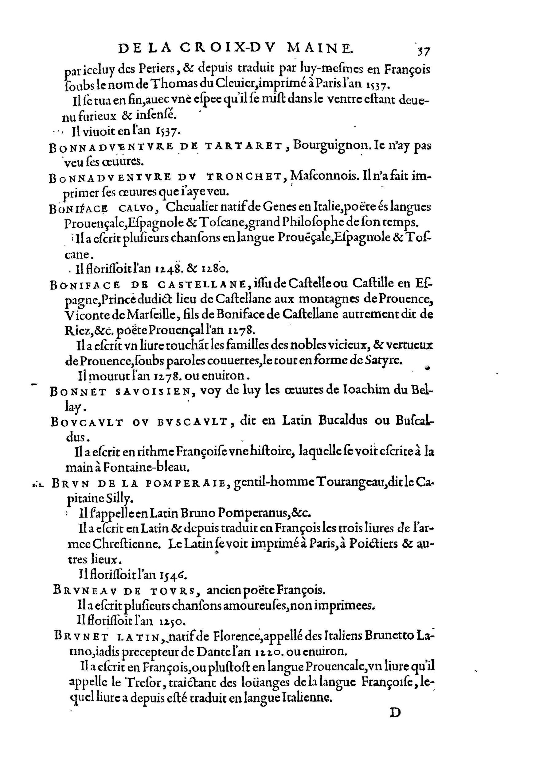 1584 - Abel L&#039;Angelier - Bibliothèques françaises - BnF