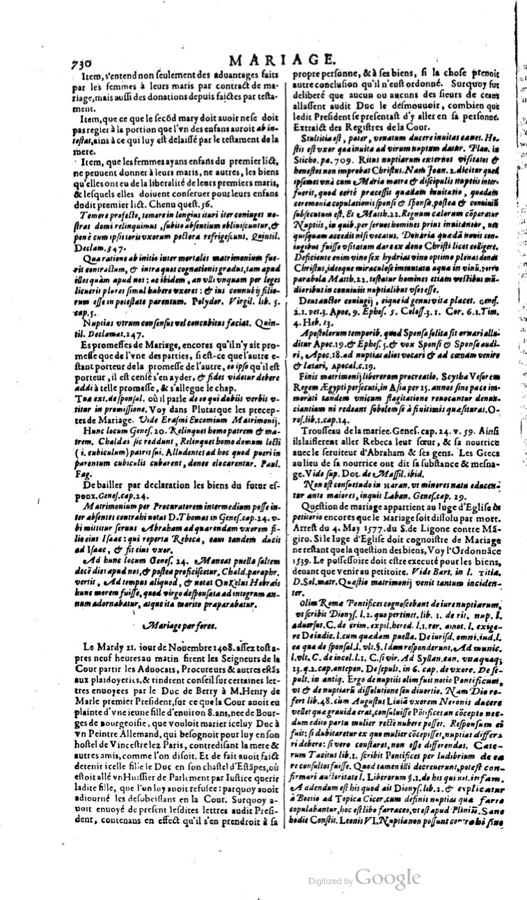 1629 - Veuve Nicolas Buon - Trésor du droit français (29620 T. 2) - BM Lyon