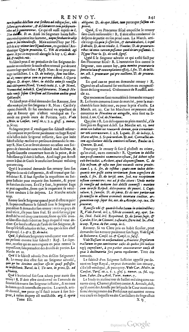 1629 - Veuve Nicolas Buon - Trésor du droit français (21754 T. 3) - BM Lyon