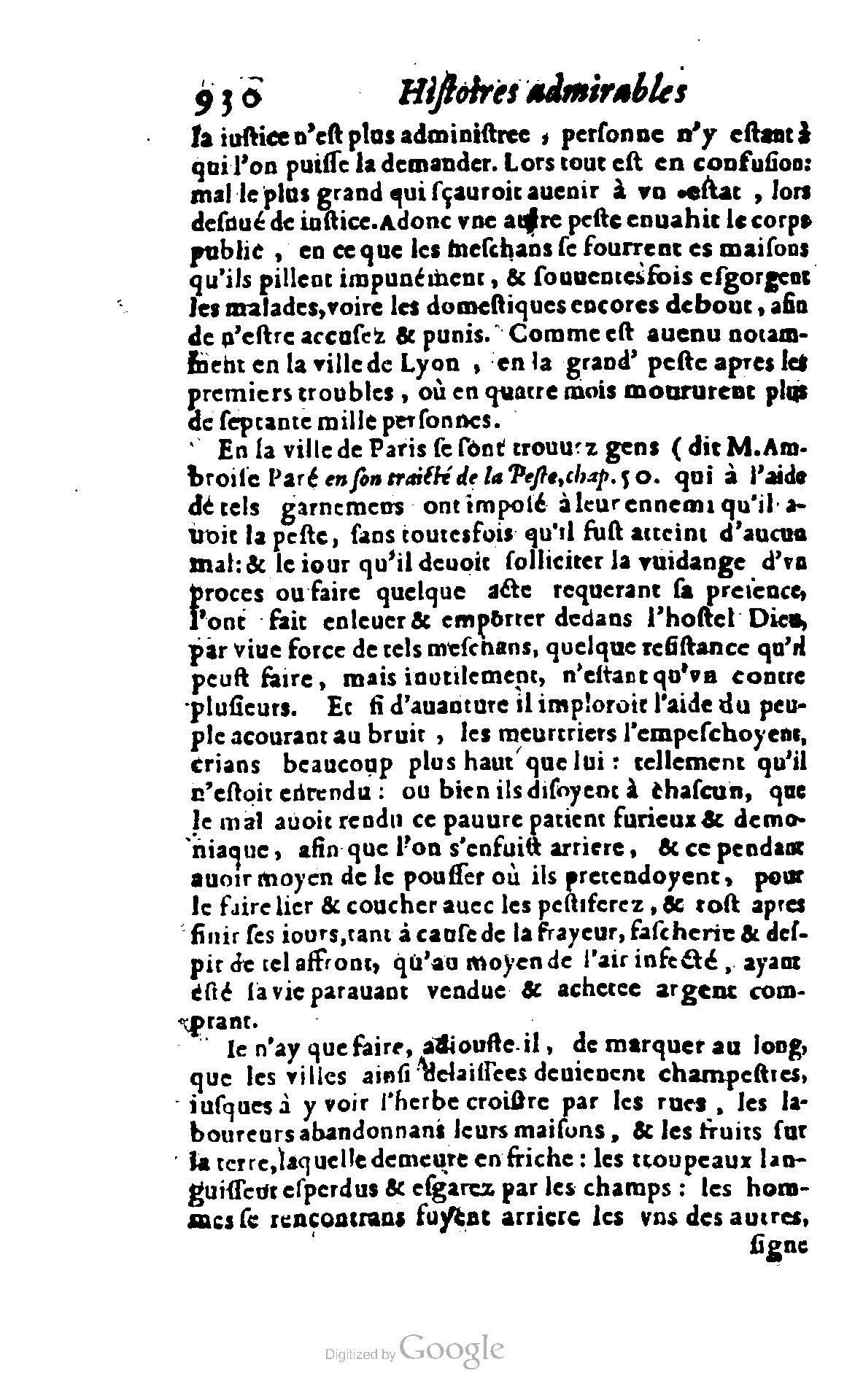 1620 - Samuel Crespin - Trésor d’histoires admirables et mémorables - BCU Lausanne 1620 - Samuel Crespin - Trésor d’histoires admirables et mémorables - BCU Lausanne