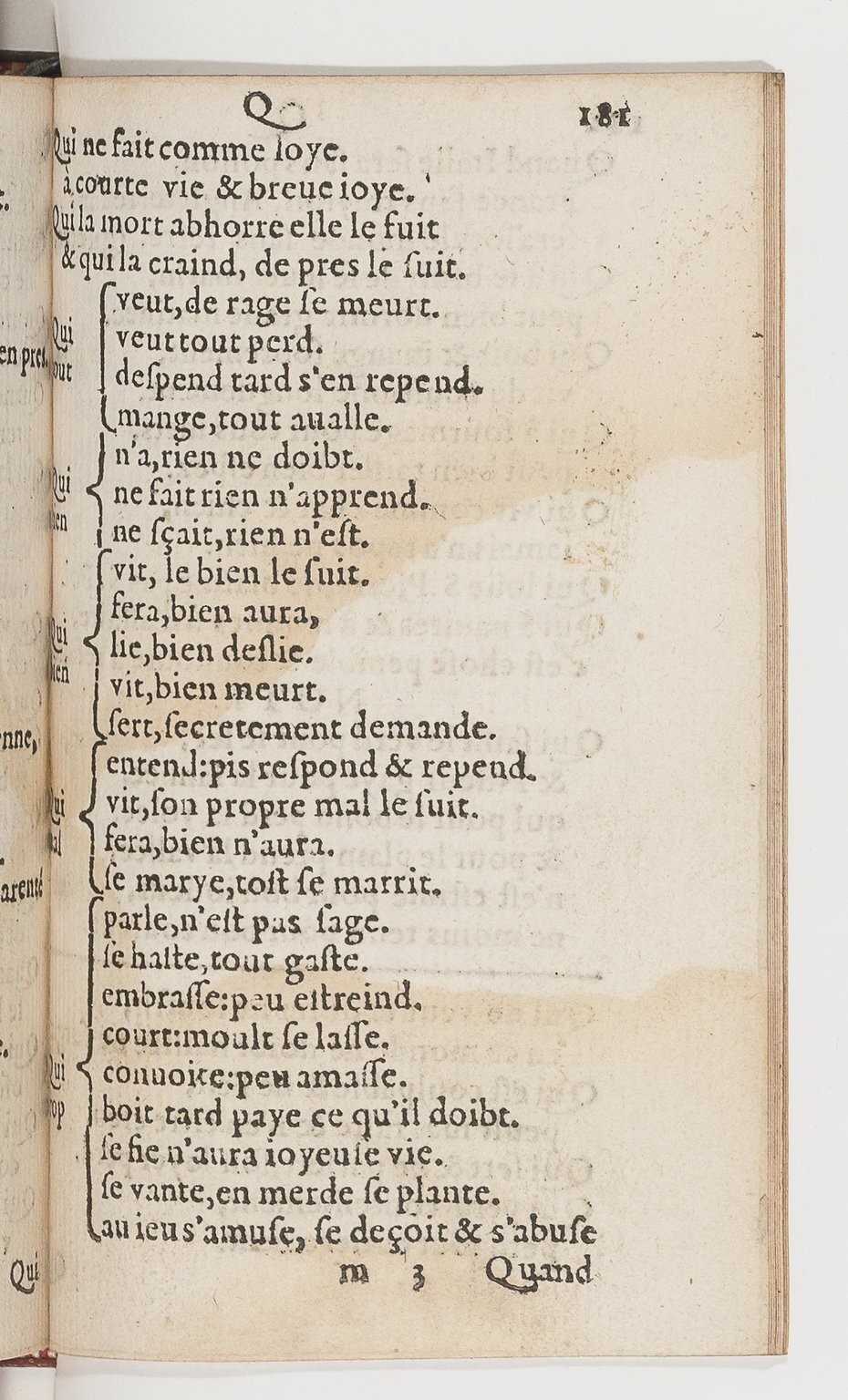 1577 - Jean d’Ogerolles - Trésor de sentences dorées - BnF Arsenal