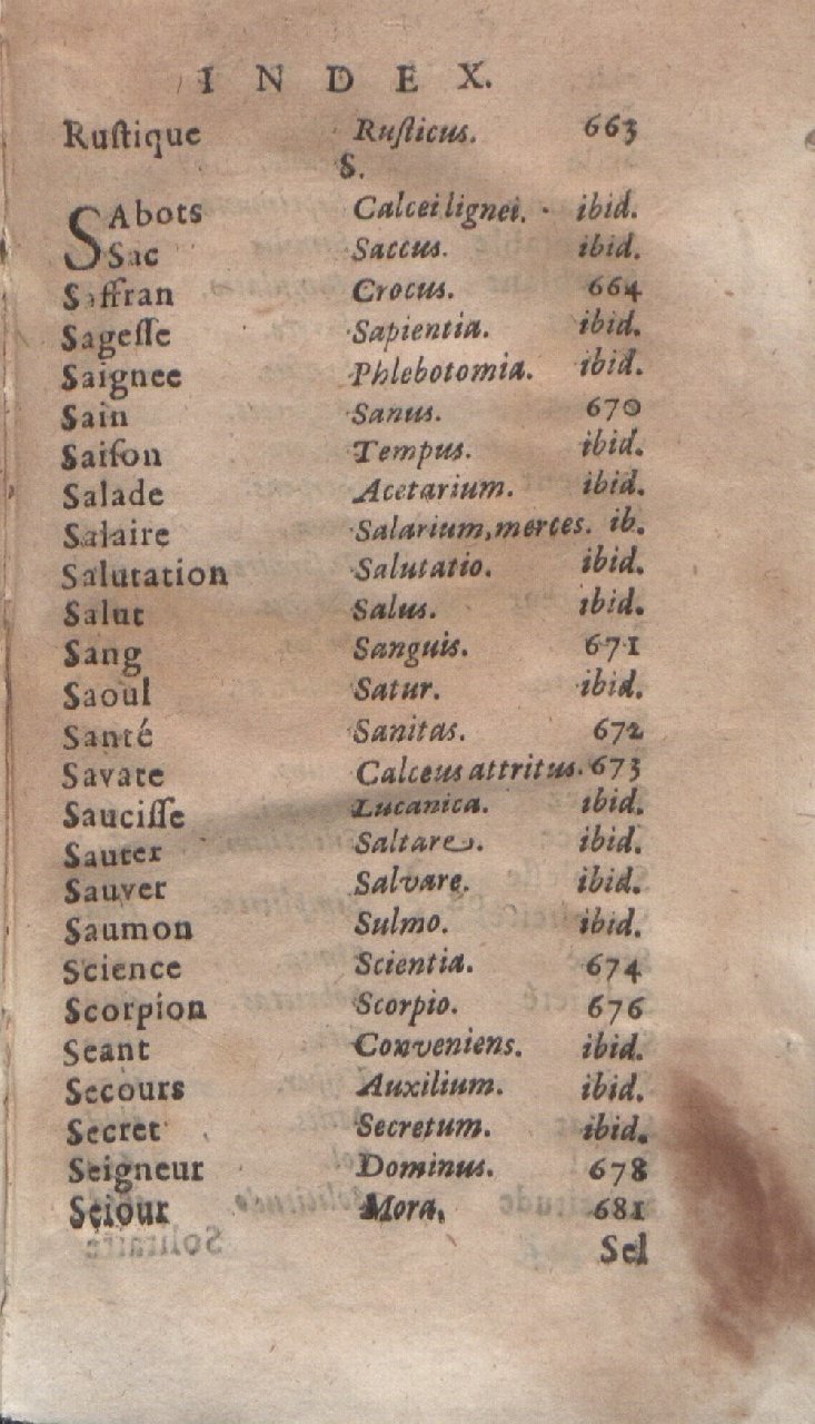 1612 - Dominicus Custos - Trésor des proverbes français - Bibliopol-Olomuc 1612 - Dominicus Custos - Trésor des proverbes français - Bibliopol-Olomuc