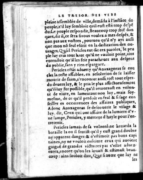 1574 - Benoît Rigaud - Trésor des vies de Plutarque - Avignon