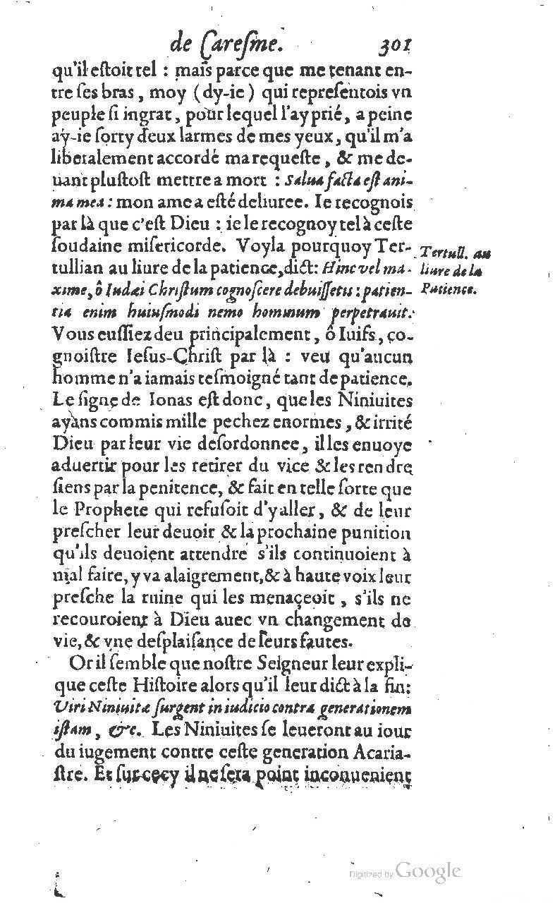 1607 - Nicolas Du Fossé - Trésor quadragésimal - T 01 - BM Lyon