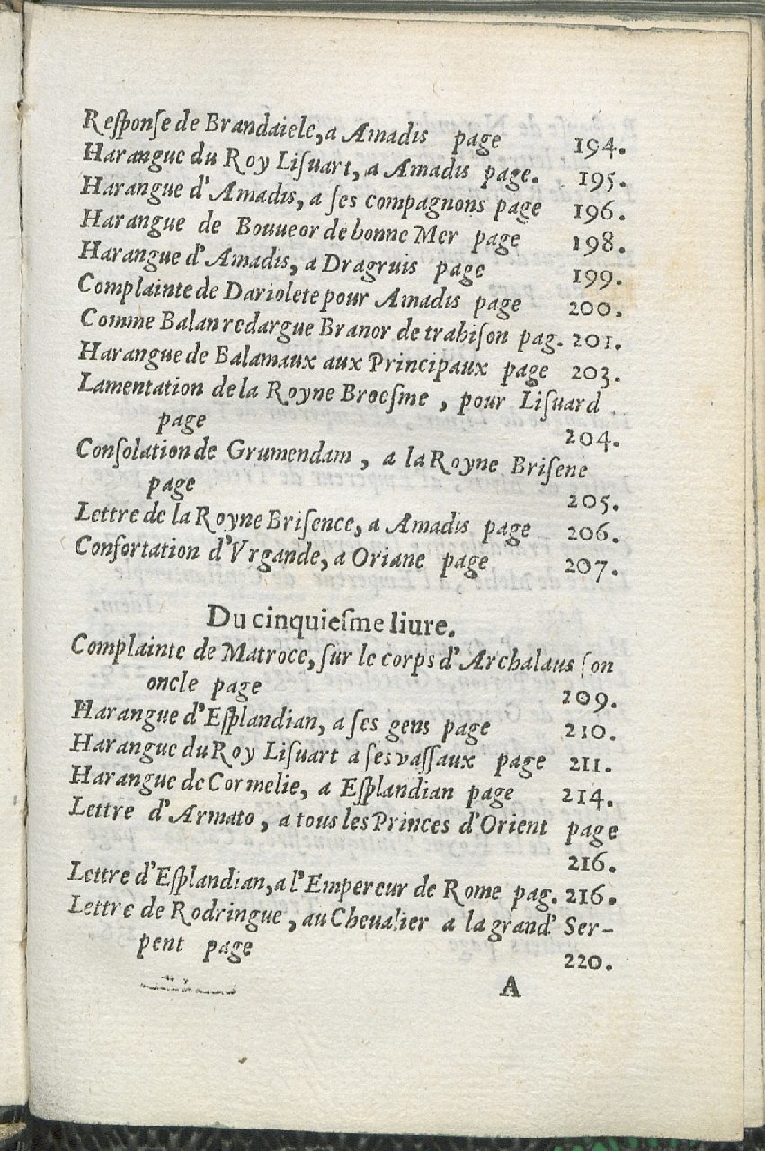 1559 - Pierre Regnard - Trésor des Amadis - Det KLG Copenhague