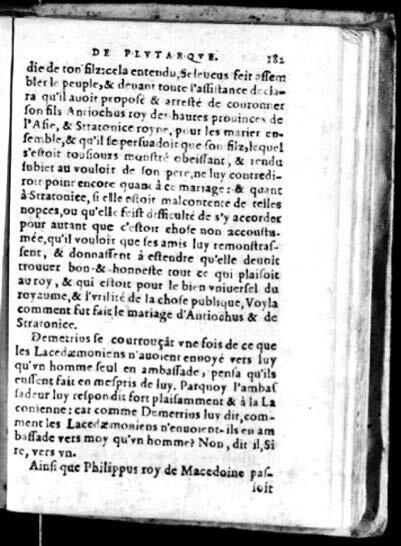 1574 - Benoît Rigaud - Trésor des vies de Plutarque - Avignon