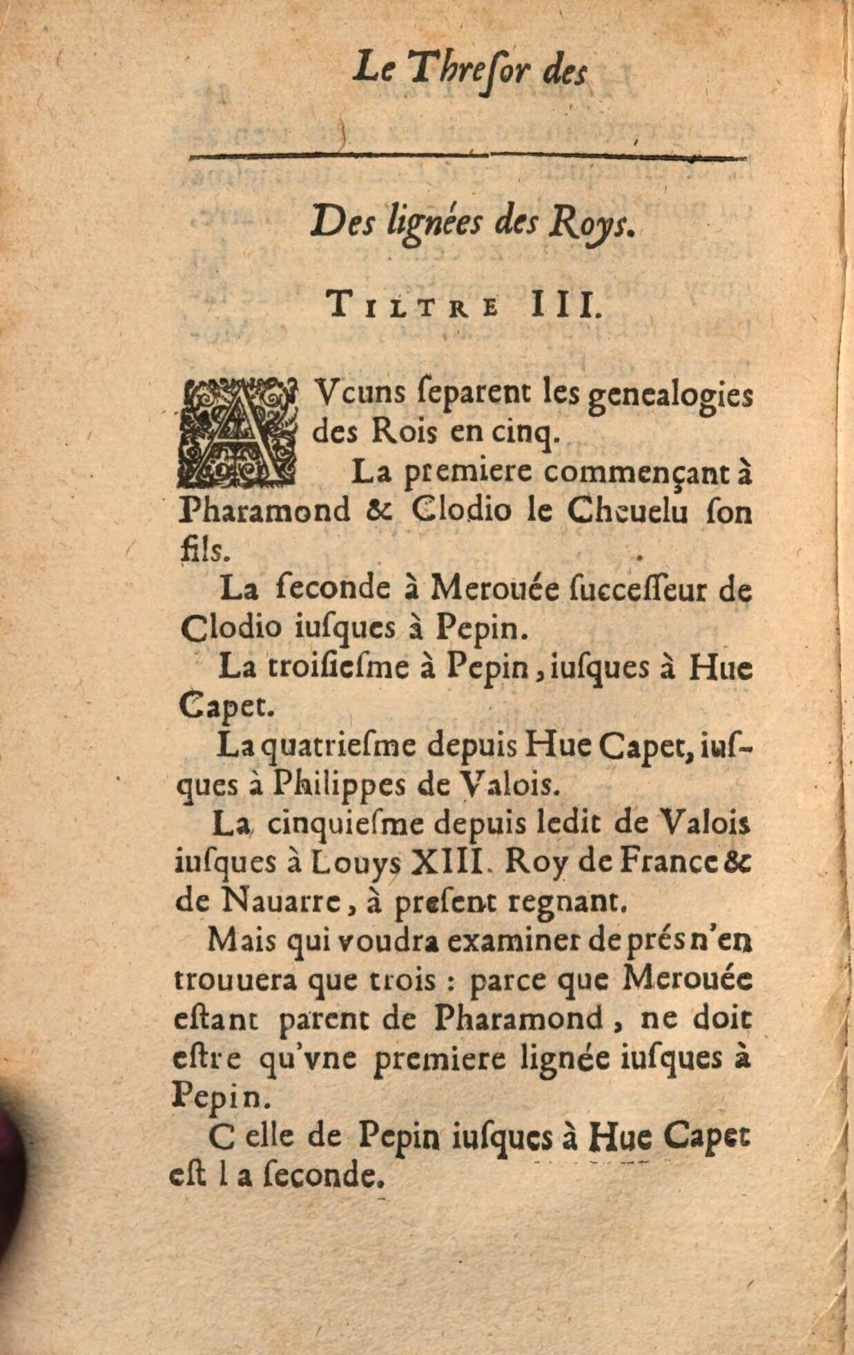 1639 - Jean Corrozet - Trésor des histoires de France - BSB Munich 1639 - Jean Corrozet - Trésor des histoires de France - BSB Munich