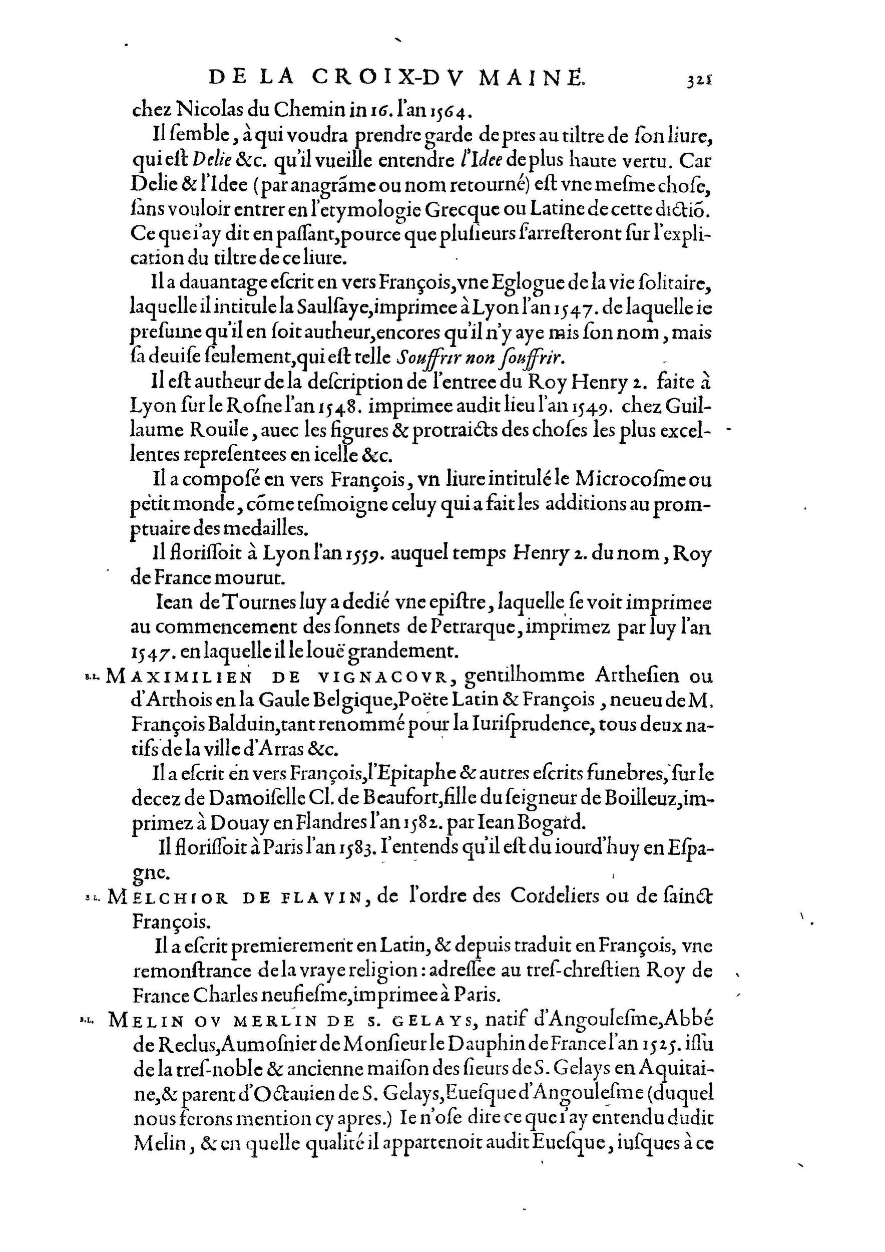 1584 - Abel L&#039;Angelier - Bibliothèques françaises - BnF