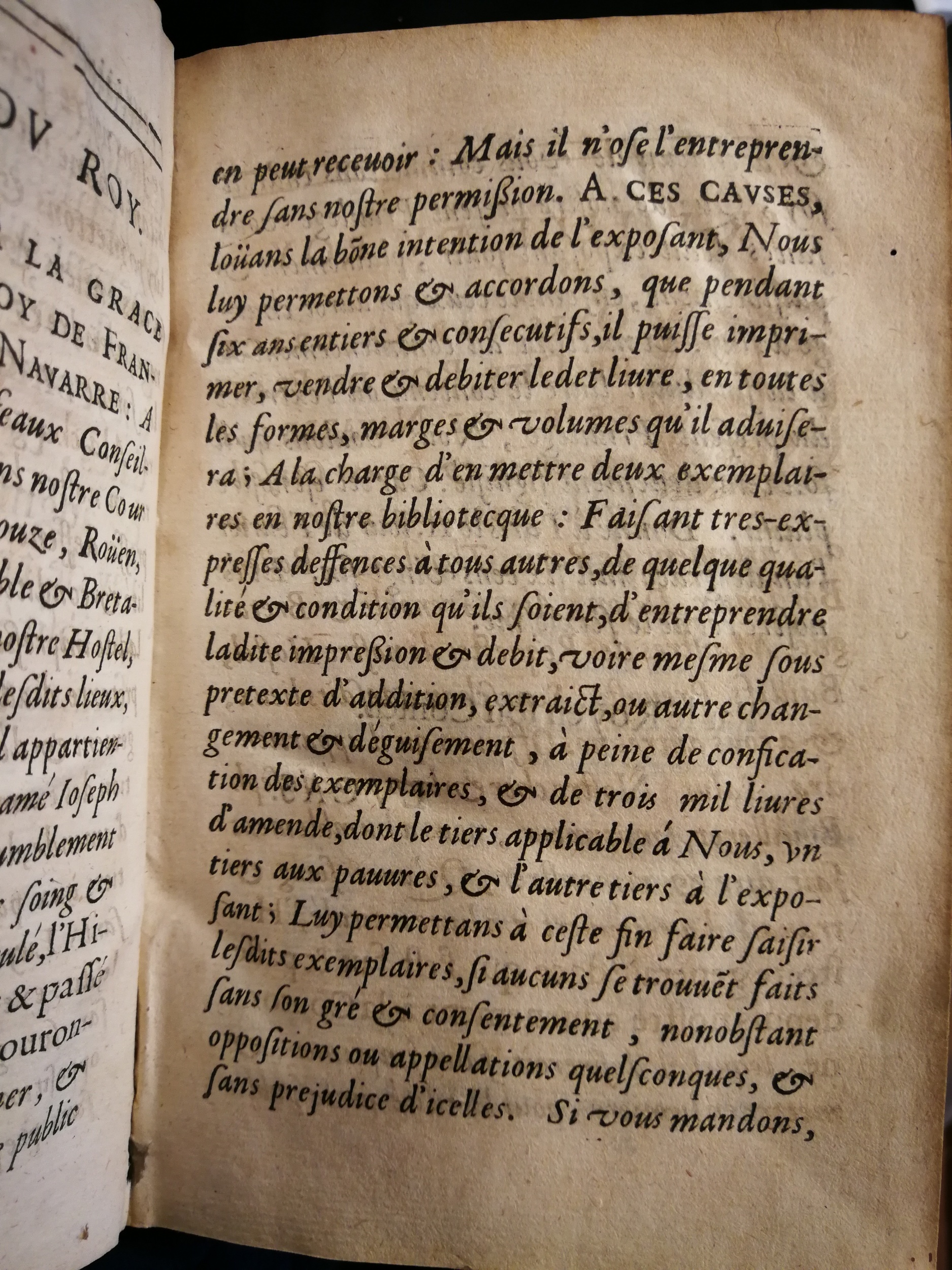 1626 - Joseph Bouillerot - Trésor de l’histoire générale de notre temps - Les Méjanes, Aix-en-Provence