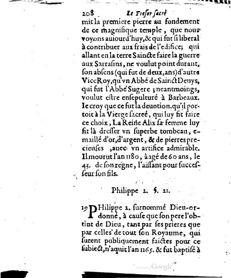 1636 - Jean Billaine - Trésor sacré ou inventaire des saintes reliques - British Library