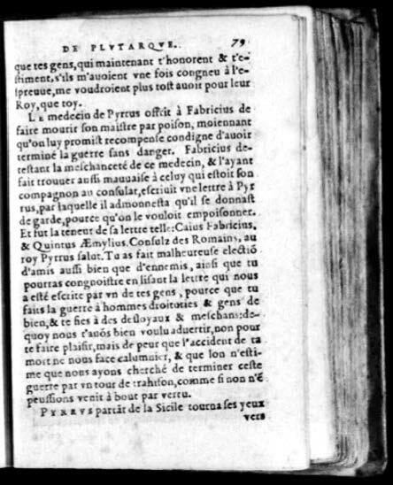1574 - Benoît Rigaud - Trésor des vies de Plutarque - Avignon 1574 - Benoît Rigaud - Trésor des vies de Plutarque - Avignon