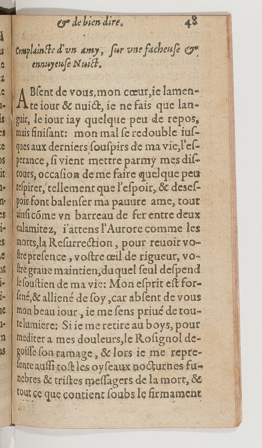 1600 - Nicolas Bonfons - Trésor d’amour - BnF Arsenal