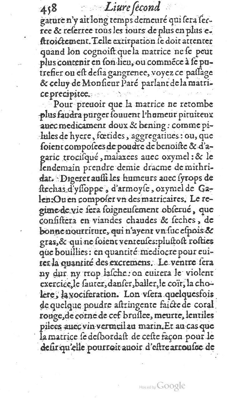 1585 - Jacques du Puis - Trésor des remèdes secrets pour les maladies des femmes - BnF