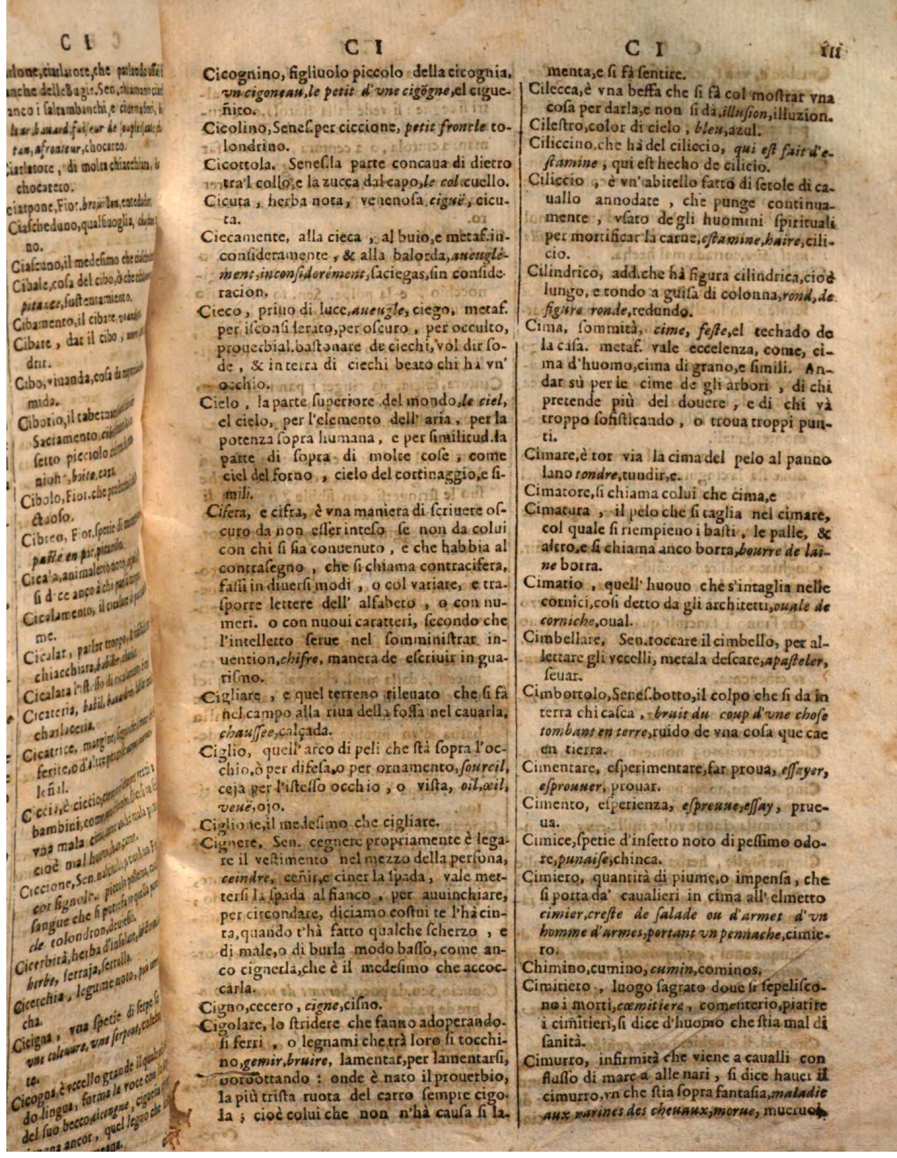 1644 - Jacques Crespin - Trésor des trois langues - Passau