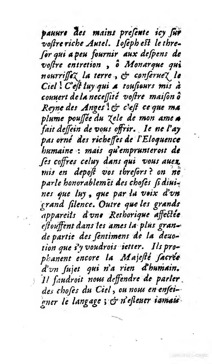 1646 - Jean Piot - Trésor inestimable de Saint-Joseph - BNC Rome