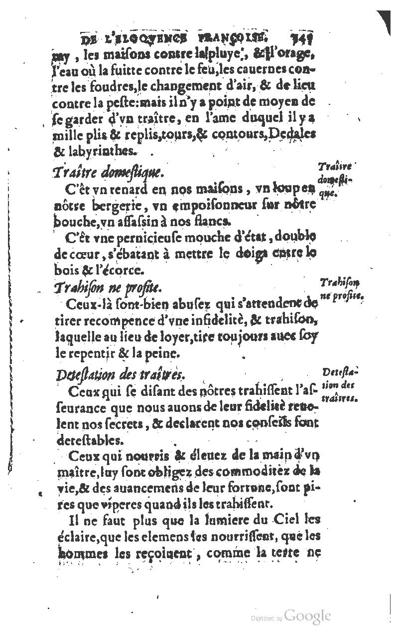 1610 - Louis Coste - Trésor de l’éloquence française (Seconde partie) - BM Lyon