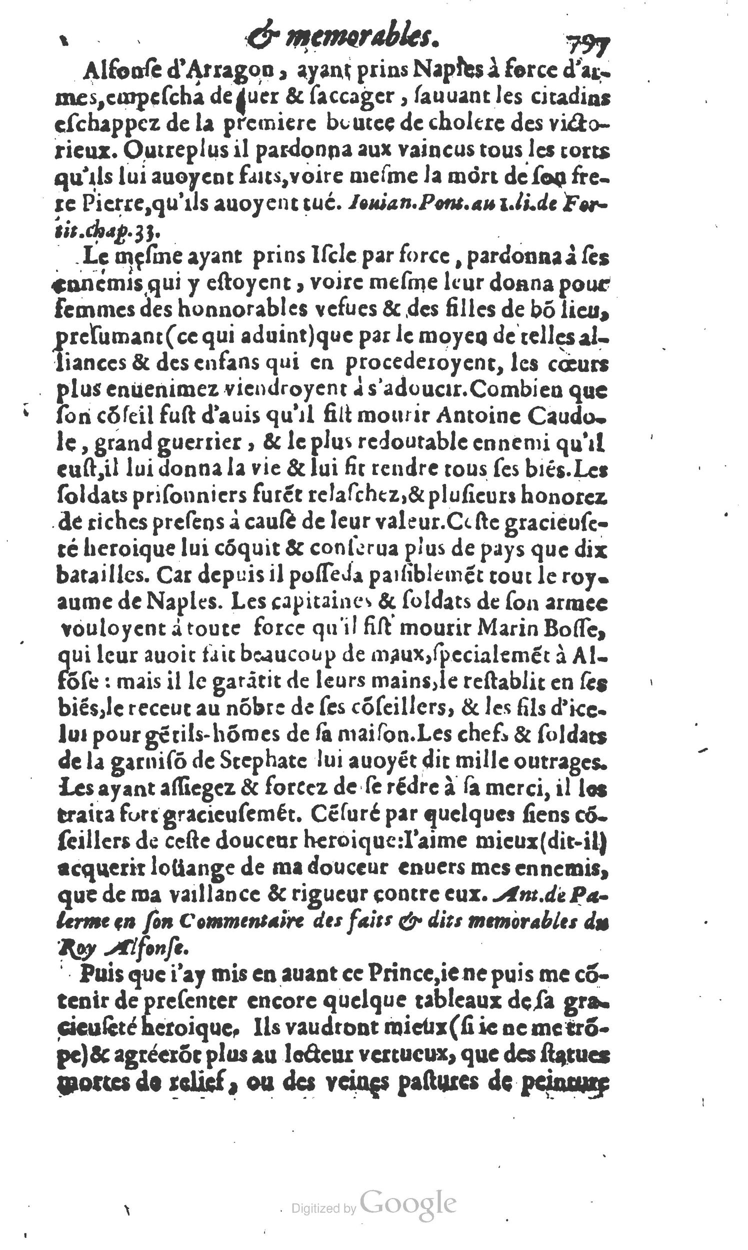1610 - Paul Marceau - Trésor d’histoires admirables et mémorables - Princeton