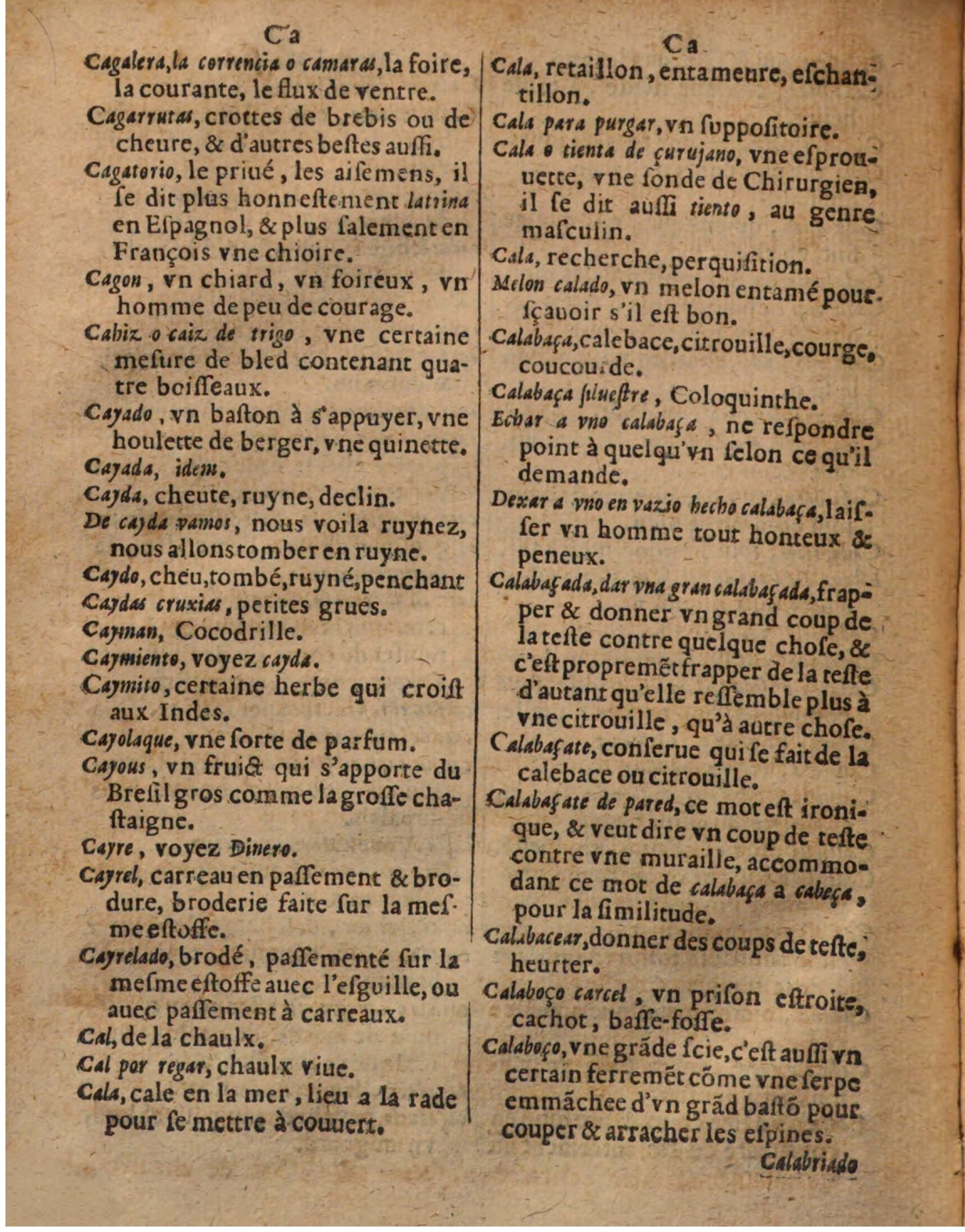 1625 - Hubert Antoine - Trésor des deux langues espagnole et française - Augsbourg