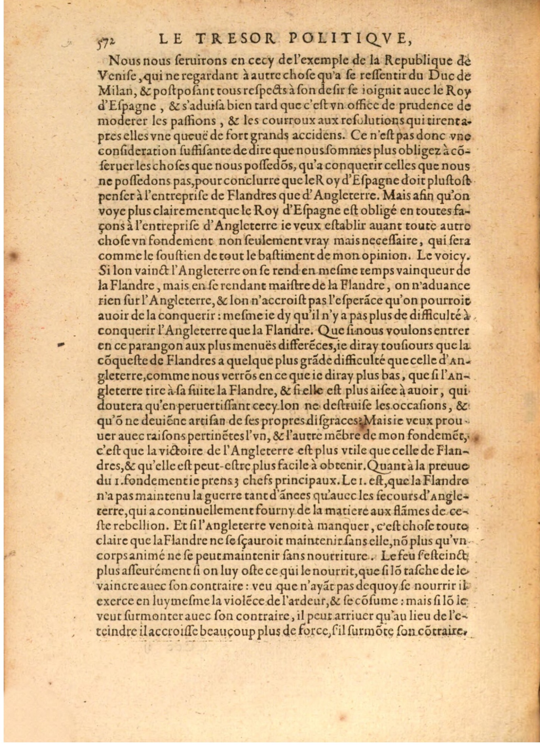 1608 - Nicolas Du Fossé - Trésor politique - BSB Munich