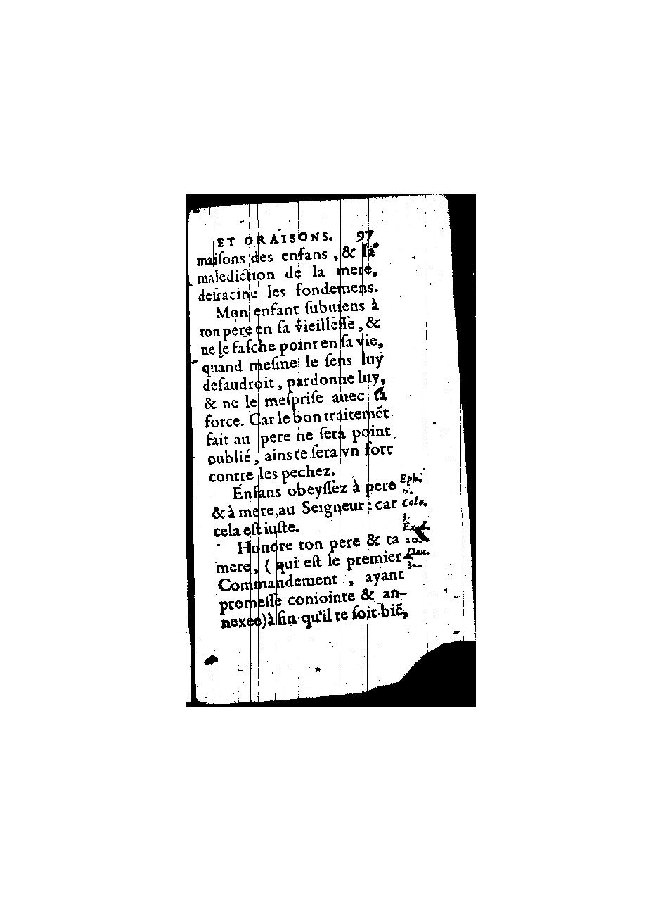 1596 - Guillaume Auvray - Trésor des prières, oraisons et instructions chrétiennes - BnF