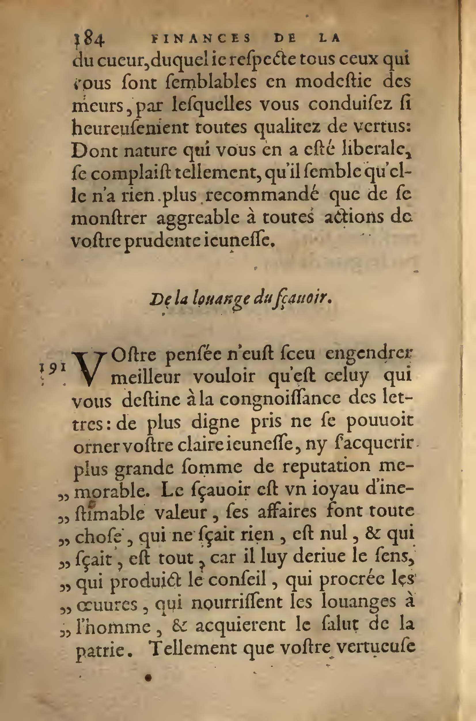 1572 - Lucas Breyer - Finances et Trésor de la plume française - BNC Rome