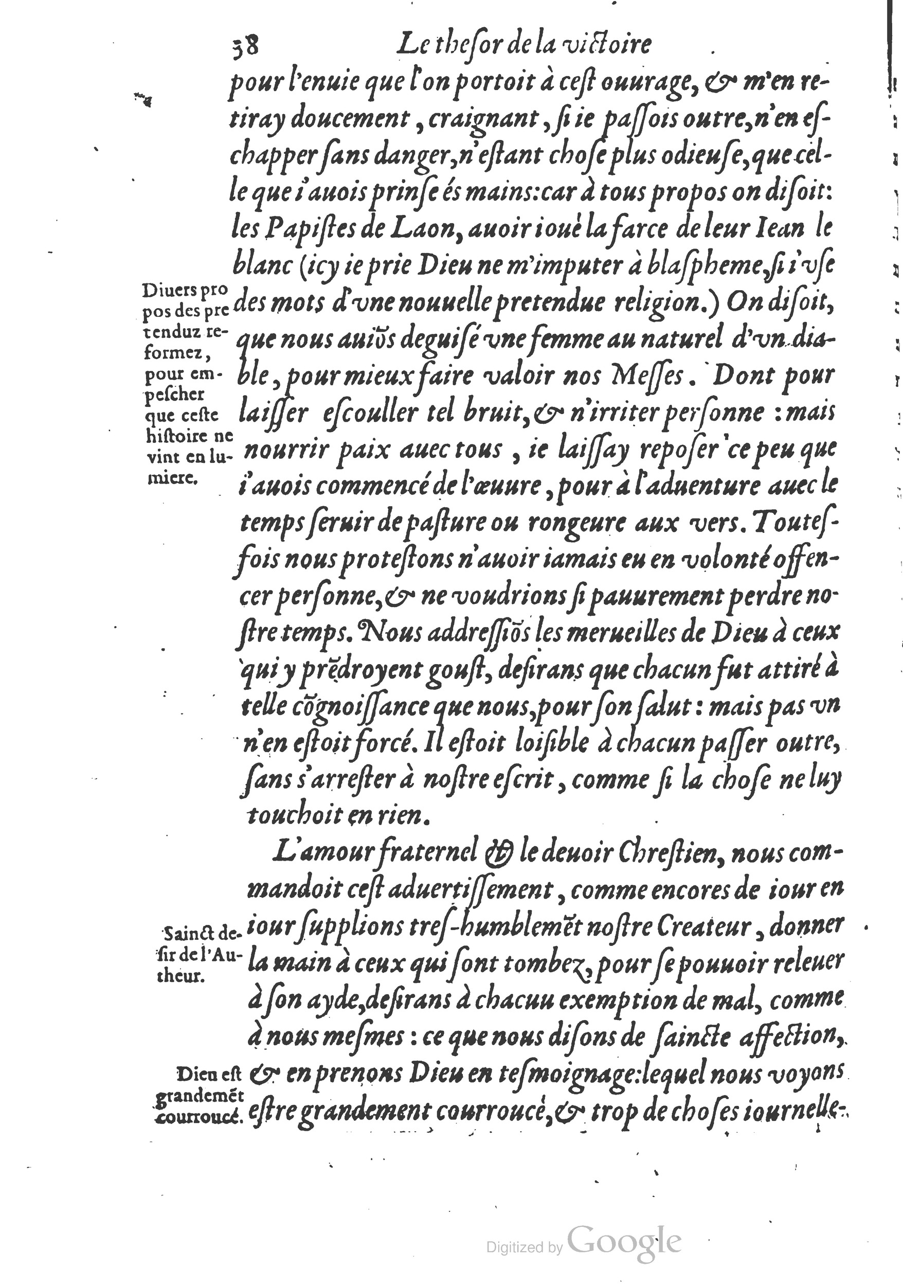 1578 - Nicolas Chesneau - Trésor et entière histoire de la triomphante victoire du corps de Dieu sur l’esprit malin - British Library 1578 - Nicolas Chesneau - Trésor et entière histoire de la triomphante victoire du corps de Dieu sur l’esprit malin - British Library