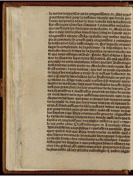 1532 - Jean Bignon - Trésor du remède préservatif et guérison de la peste - Séville Capitular y Colombina