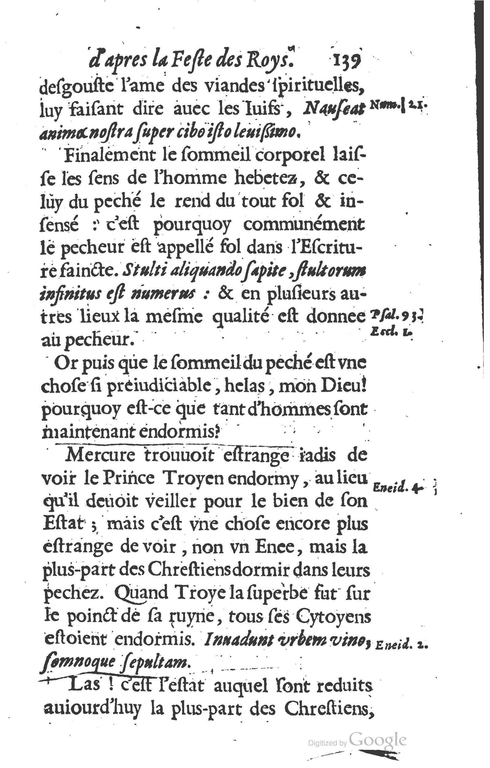 1629 - Manassés de Préaulx - Sermons ou Trésors de la piété chrétienne - BM Lyon