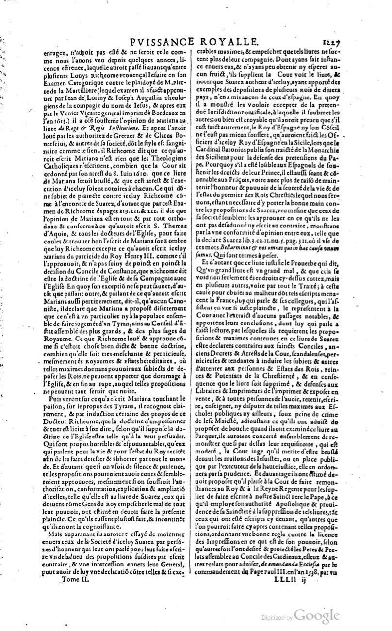 1629 - Veuve Nicolas Buon - Trésor du droit français (21754 T. 2) - BM Lyon