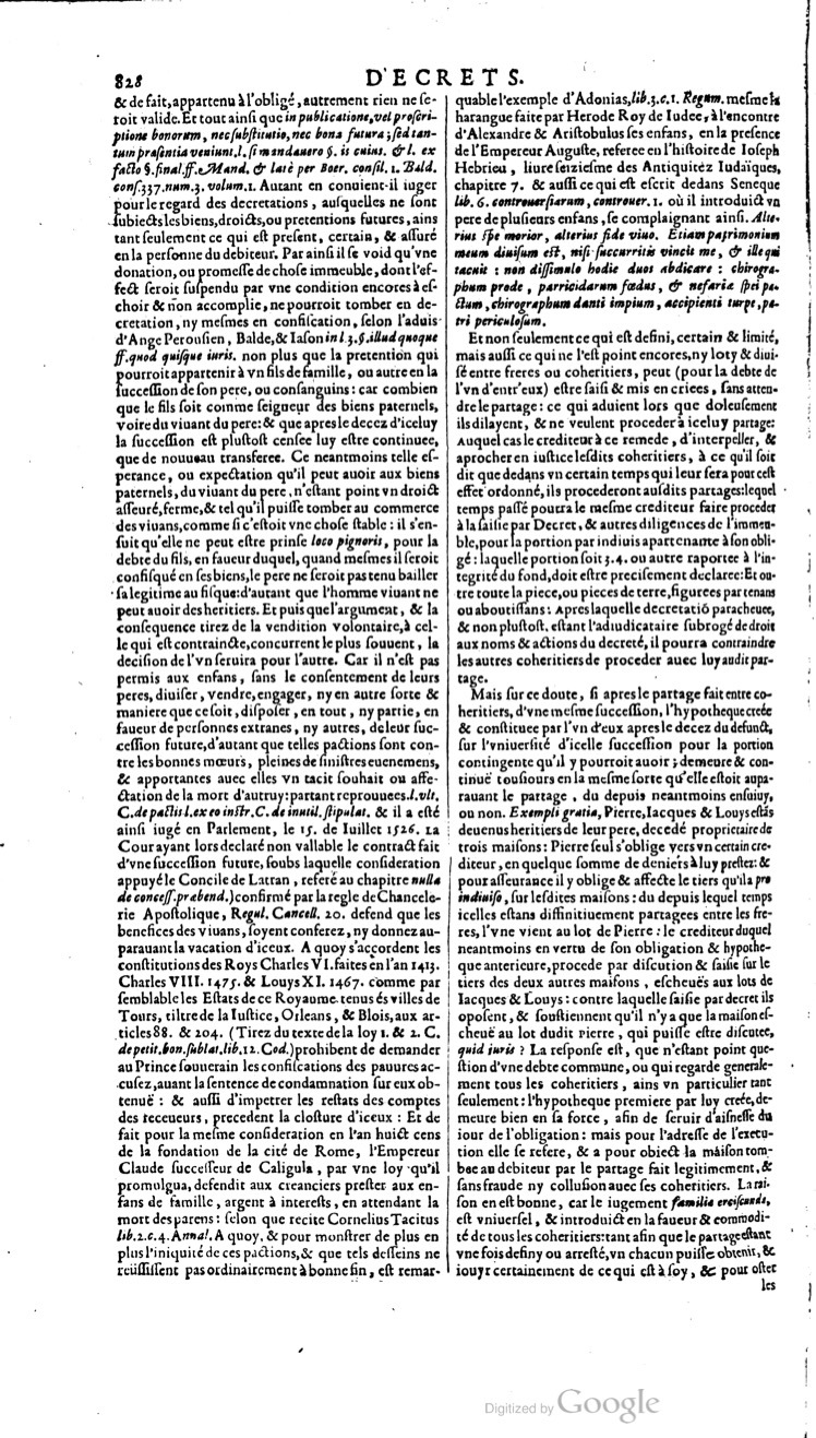 1629 - Veuve Nicolas Buon - Trésor du droit français (21754 T. 1) - BM Lyon
