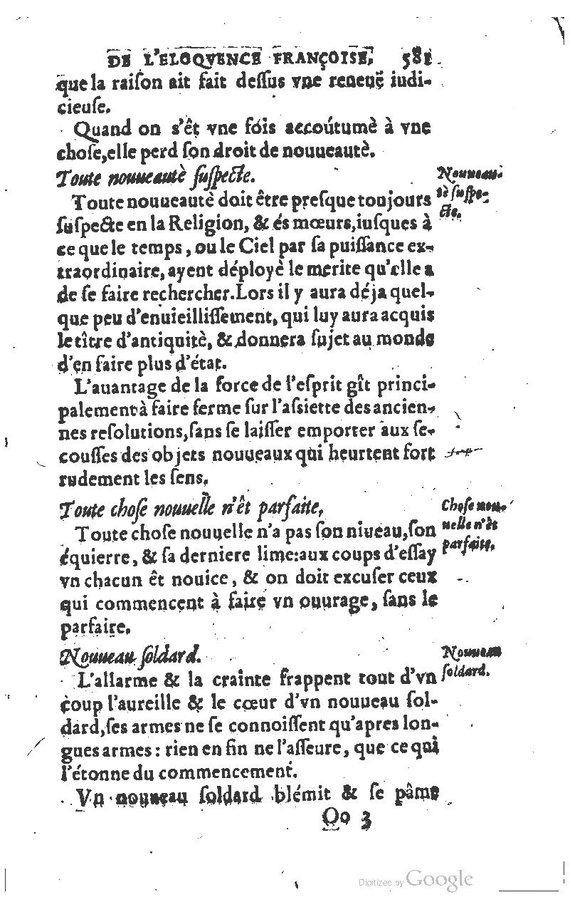 1610 - Louis Coste - Trésor de l’éloquence française (Seconde partie) - BM Lyon