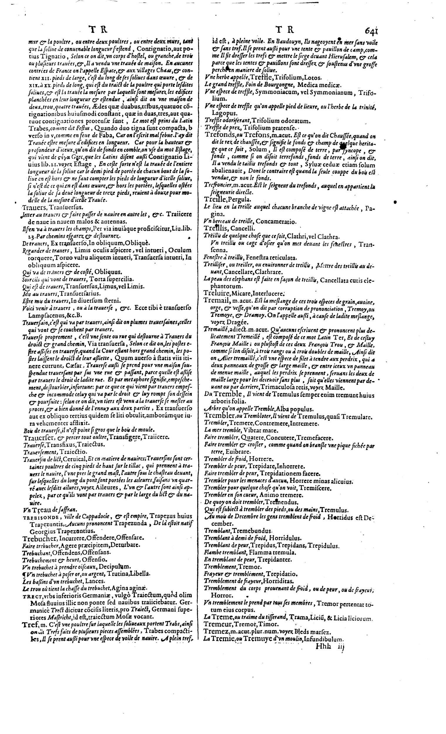 1606 - David Douceur - Trésor de la langue française - BM Lyon 1606 - David Douceur - Trésor de la langue française - BM Lyon