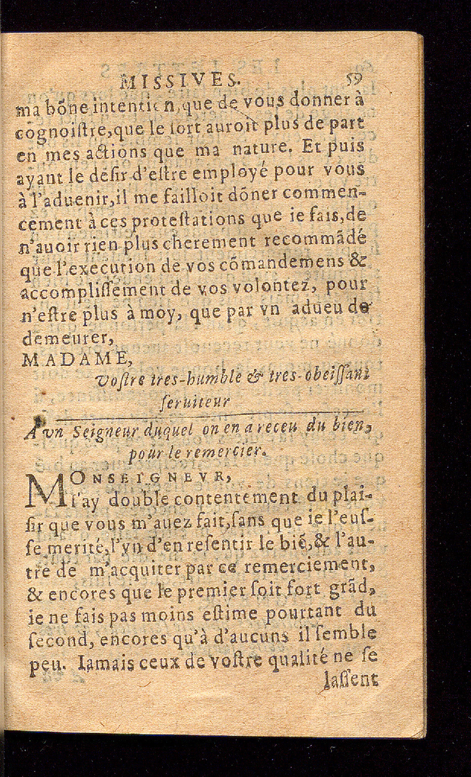 1614 - Barthélemy Vincent - Élite et Trésor des lettres missives - Bâle