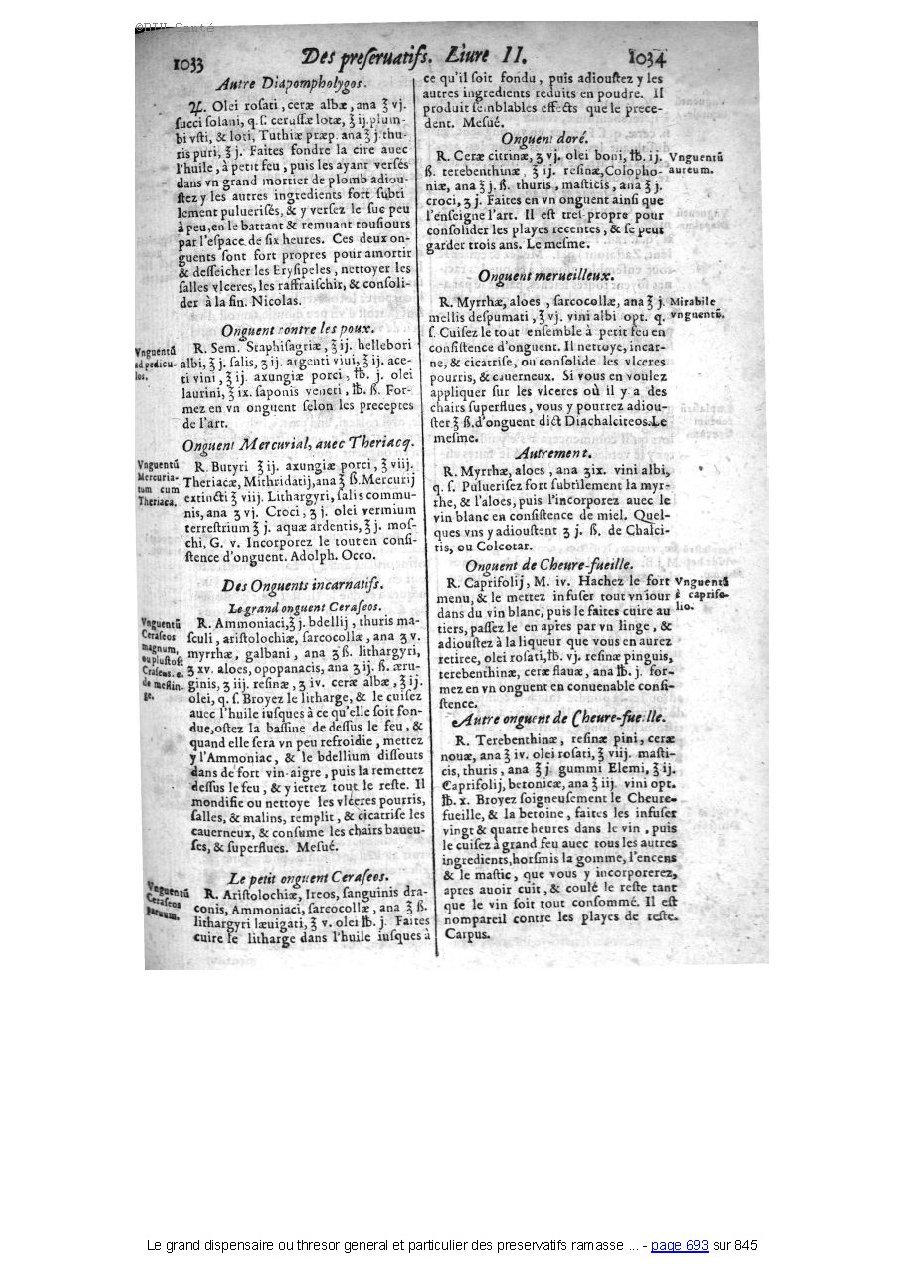 1609 - Étienne Gamonet - Grand dispensaire ou Trésor général et particulier des préservatifs - BIU Santé 1609 - Étienne Gamonet - Grand dispensaire ou Trésor général et particulier des préservatifs - BIU Santé