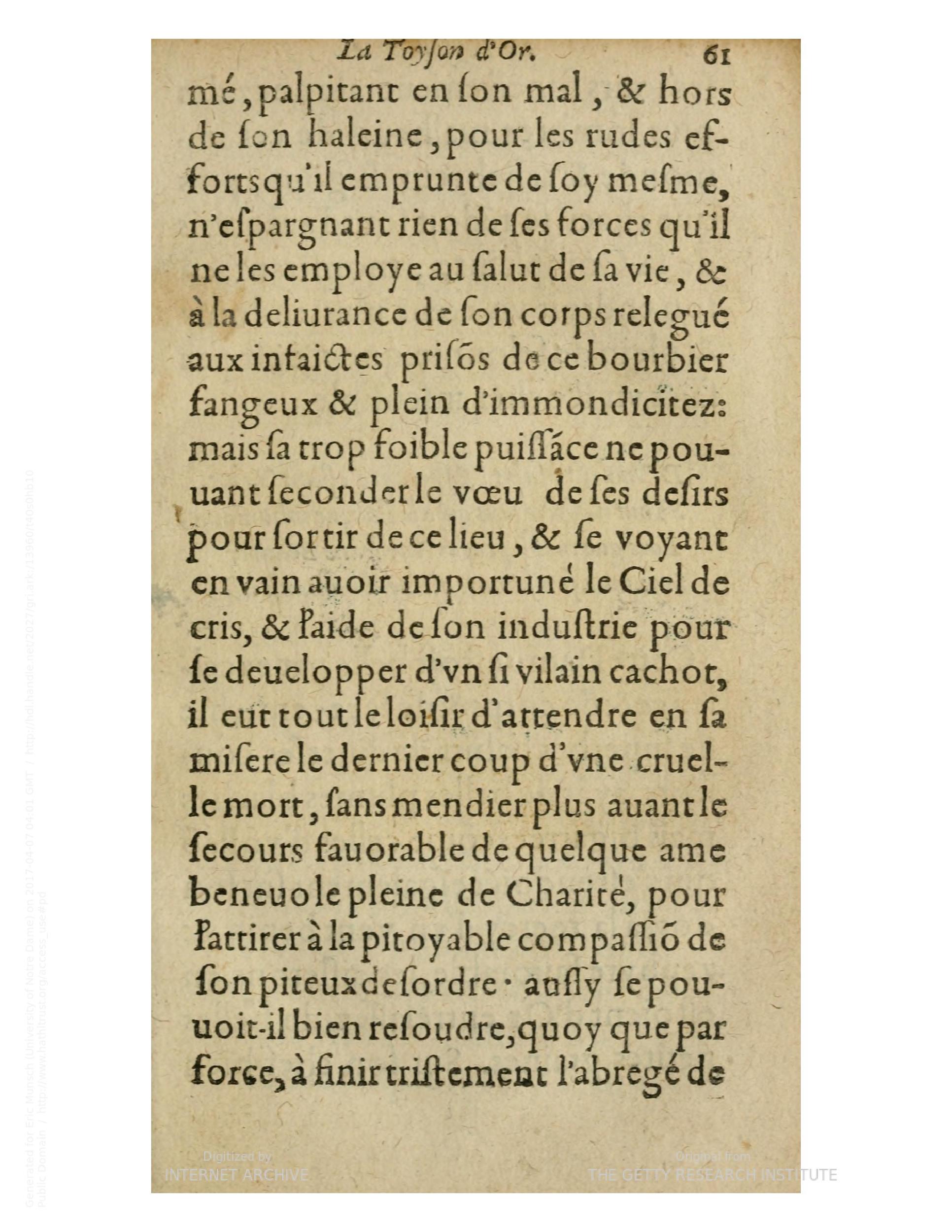 1612 - Charles Sevestre - Toison d’or ou la fleur des trésors - Getty Research Institute