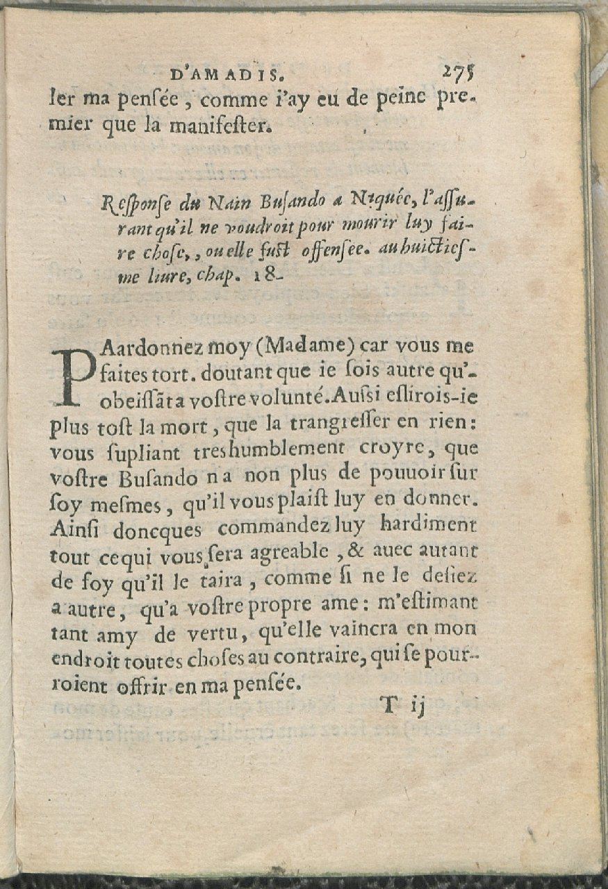 1559 - Pierre Regnard - Trésor des Amadis - Det KLG Copenhague