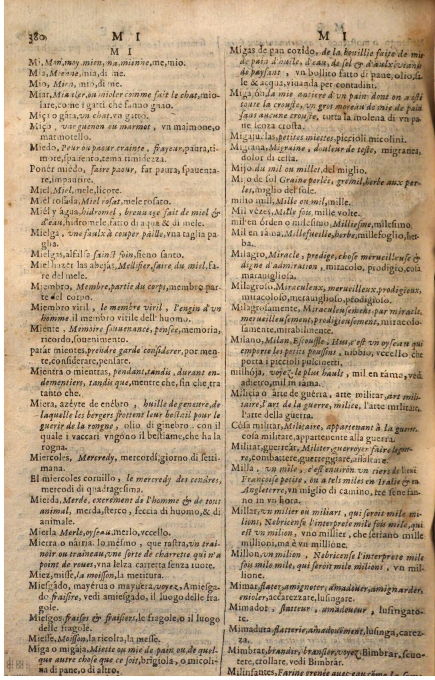 1644 - Jacques Crespin - Trésor des trois langues - Passau