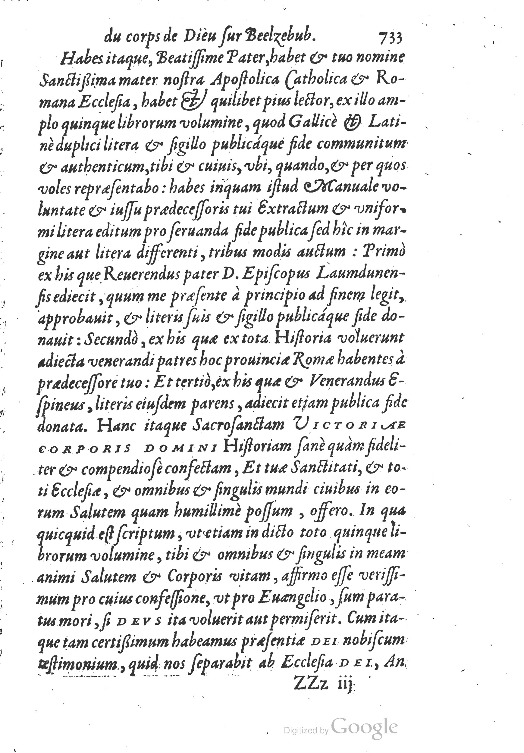 1578 - Nicolas Chesneau - Trésor et entière histoire de la triomphante victoire du corps de Dieu sur l’esprit malin - British Library 1578 - Nicolas Chesneau - Trésor et entière histoire de la triomphante victoire du corps de Dieu sur l’esprit malin - British Library