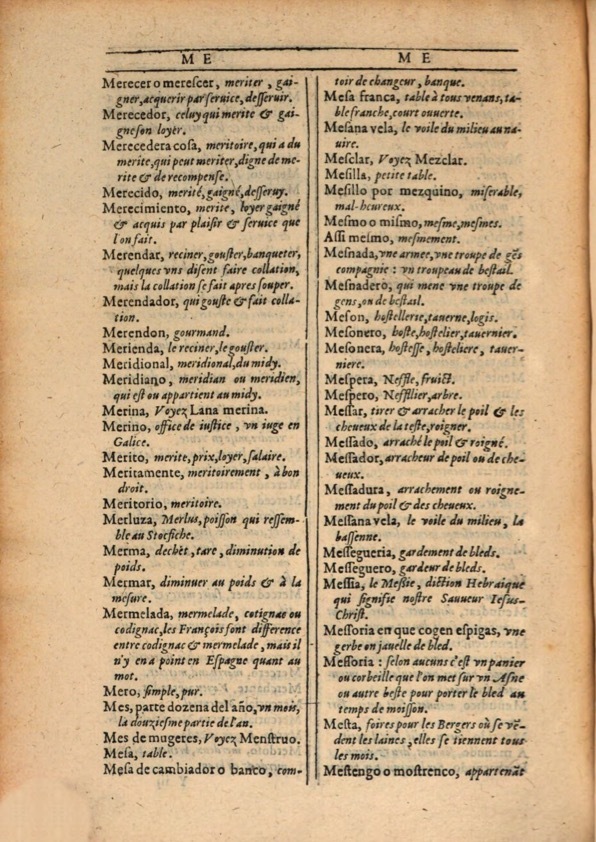 1607 - Marc Orry - Trésor des deux langues espagnole et française (Première et Seconde parties) - ÖNB Wien