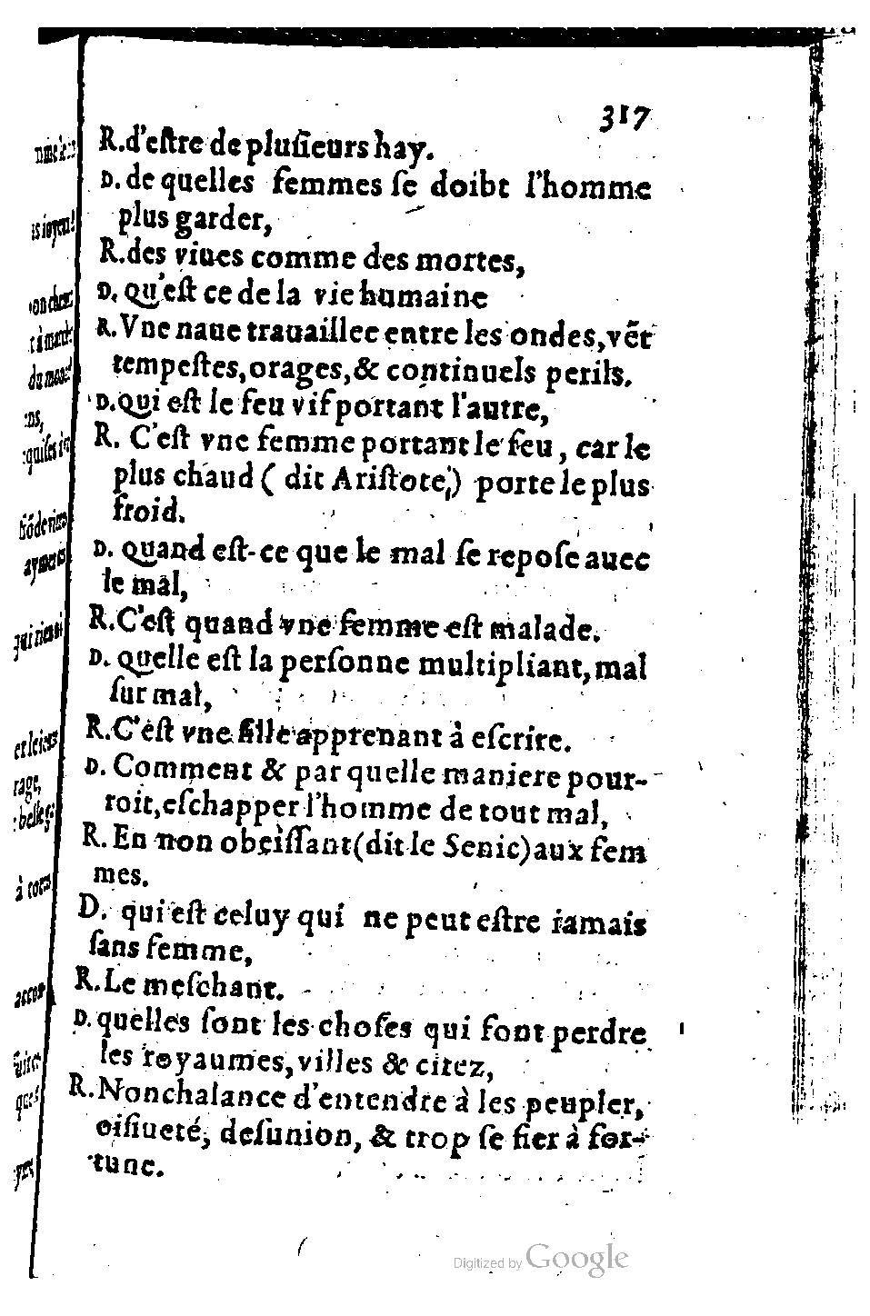 1582 - Nicolas Bonfons - Trésor des sentences dorées - BM Lyon