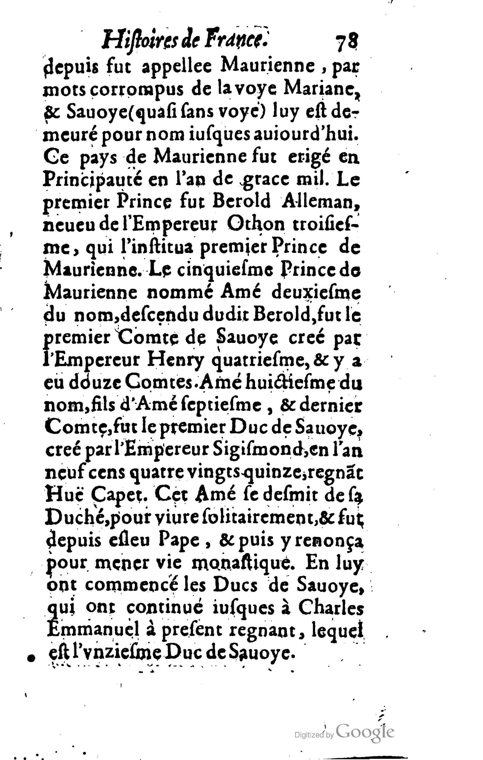 1619 - Jean Corrozet - Trésor des histoires de France - BSB Munich