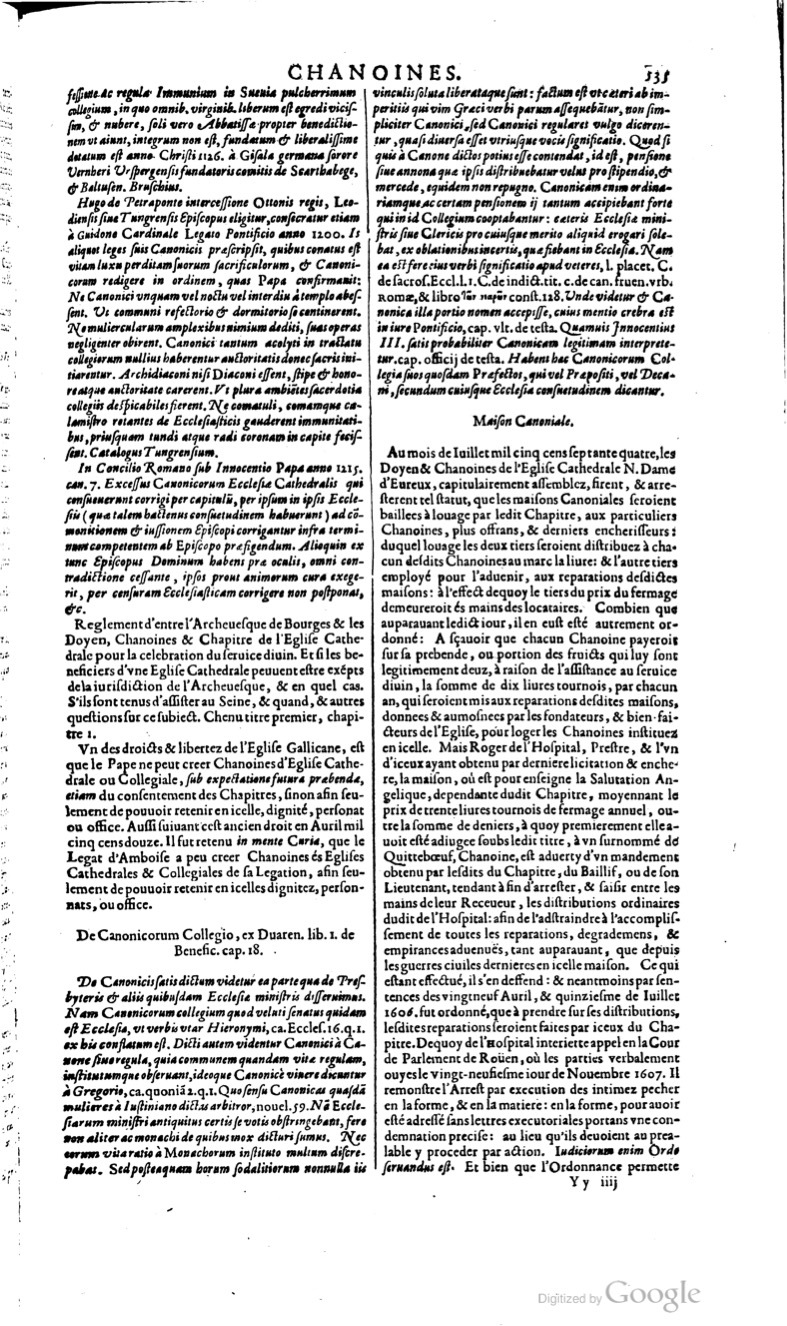 1629 - Veuve Nicolas Buon - Trésor du droit français (29620 T. 1) - BM Lyon