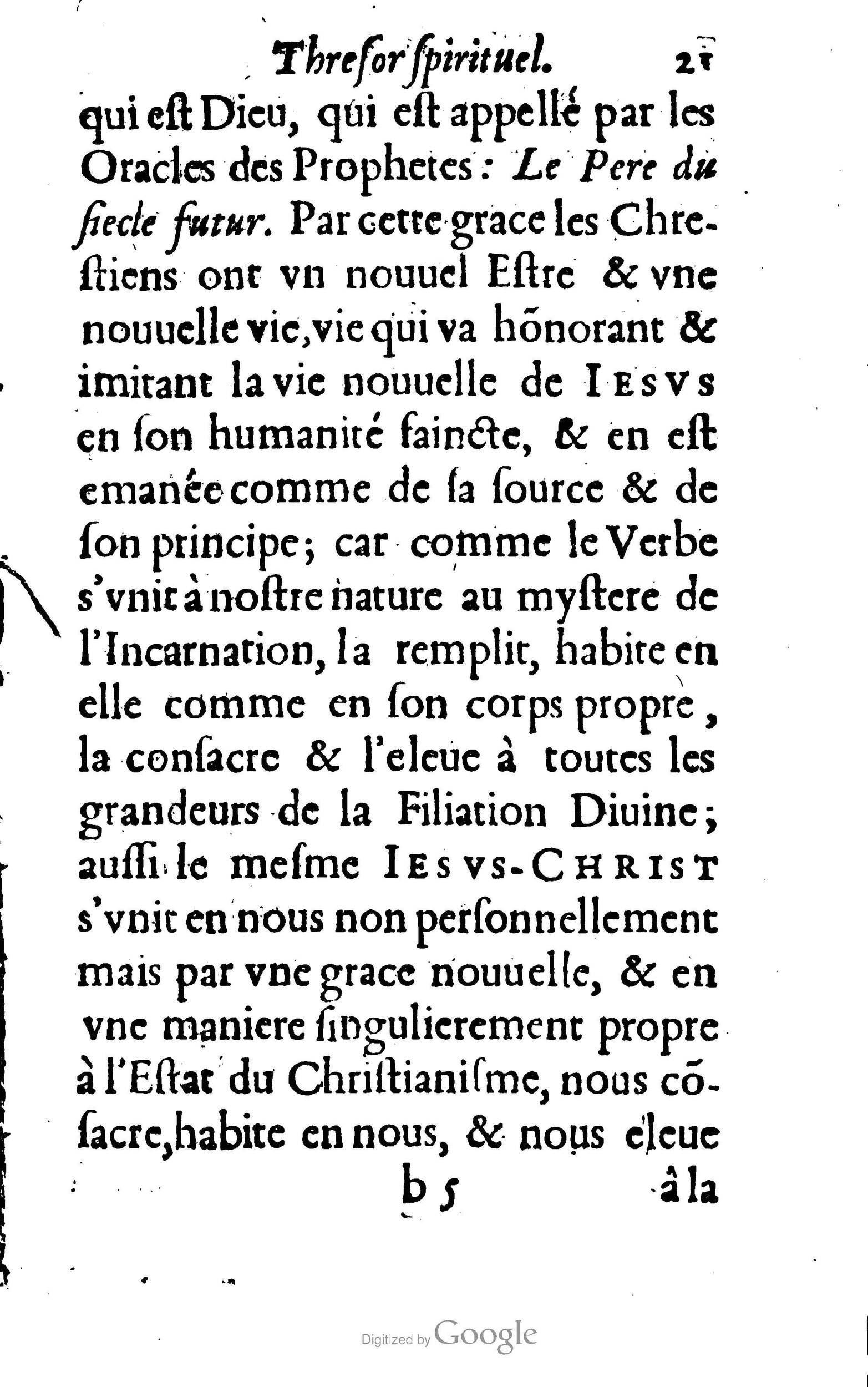 1633 - François Waudré - Trésor spirituel contenant les excellences du christianisme - BM Lyon