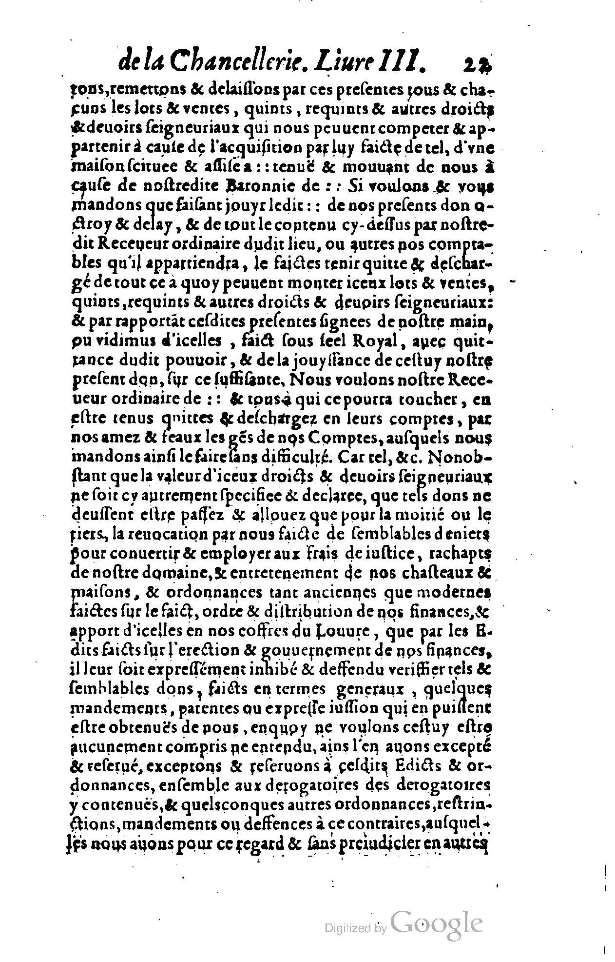 1614 - Jean Richer - Trésor du nouveau style et protocole de la chancellerie de France - BSB Munich