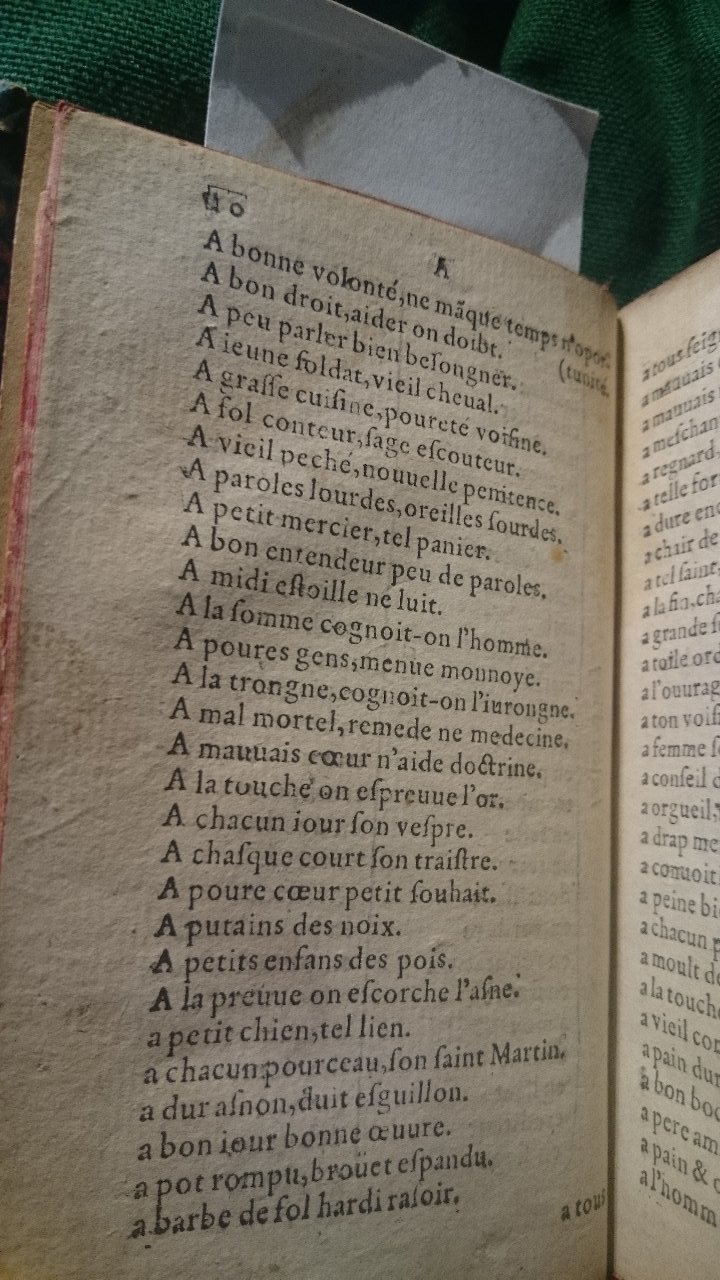 1579 - Nicolas Lescuyer - Trésor des sentences dorées - BnF