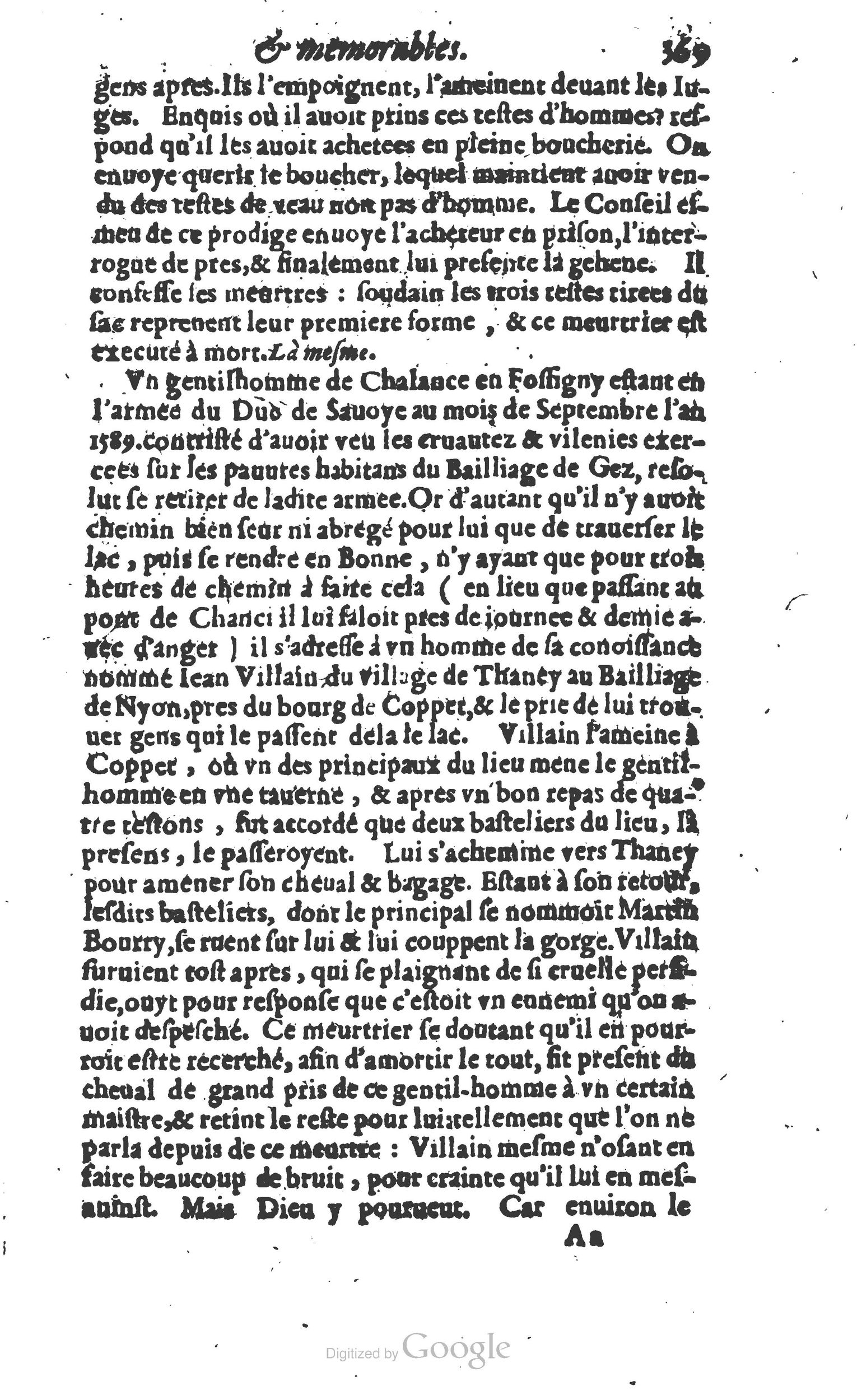 1610 - Paul Marceau - Trésor d’histoires admirables et mémorables - Princeton